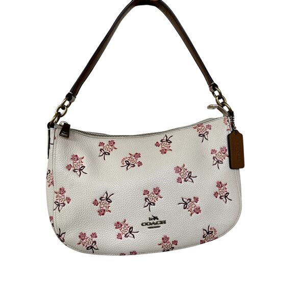Coach 28482 Chelsea Shoulder Bag in Floral Bow Print with Interchangeable Strap - Picture 1 of 11